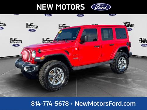 Red 2019 Jeep Wrangler