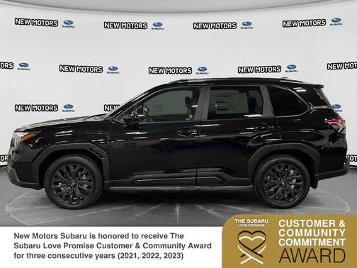 Black / Silver 2026 Subaru Forester Sport
