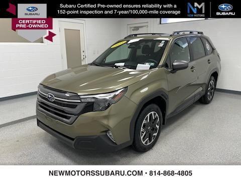 Green Metallic 2025 Subaru Forester Premium
