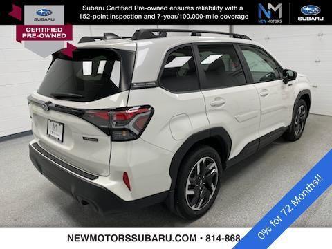 Crystal White Pearl 2025 Subaru Forester Hybrid