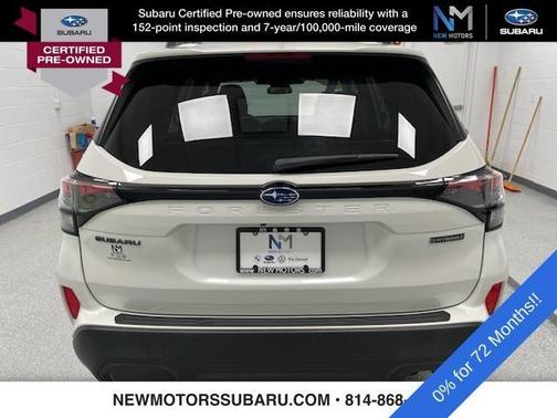 Crystal White Pearl 2025 Subaru Forester Hybrid