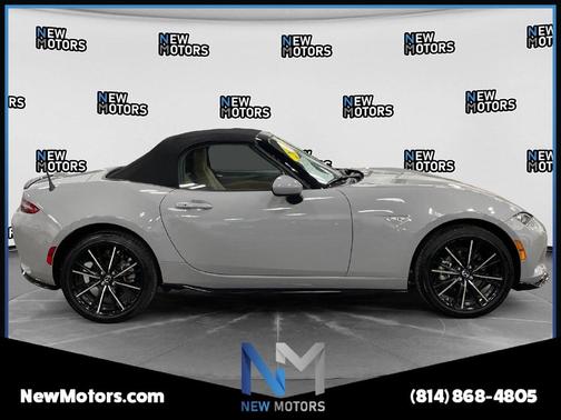 Aero Gray 2024 Mazda MX-5 Miata Grand Touring