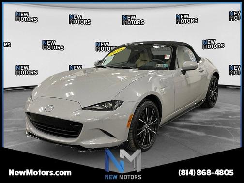 Aero Gray 2024 Mazda MX-5 Miata Grand Touring