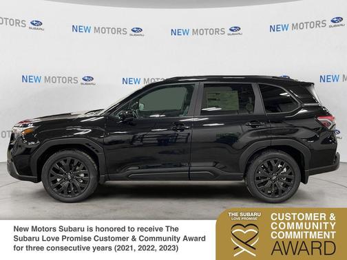 Black / Silver 2026 Subaru Forester Sport