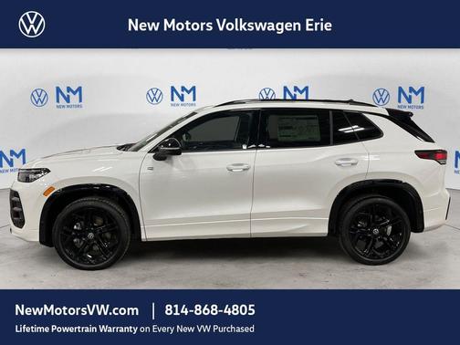 Opal White Pearl 2026 Volkswagen Tiguan 2.0T SE R-Line Black