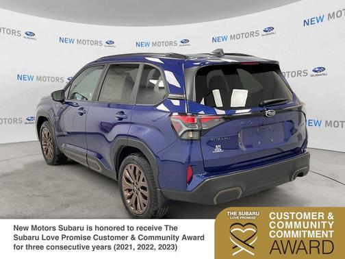 Blue 2026 Subaru Forester Sport