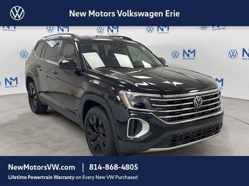 Black 2026 Volkswagen Atlas 2.0T SE W/TECHNOLOGY