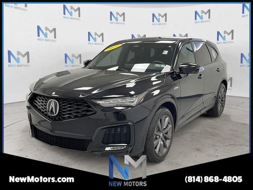 Black 2025 Acura MDX A-Spec