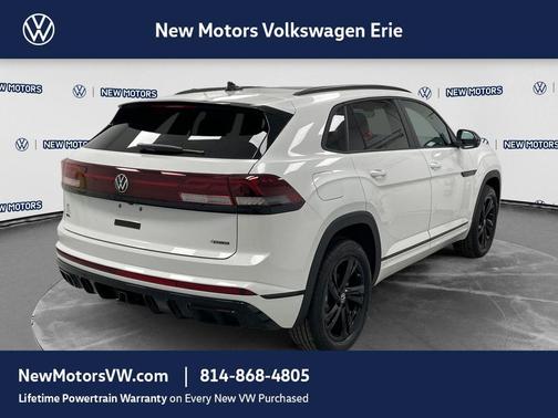 Opal White Pearl 2026 Volkswagen Atlas Cross Sport 2.0T SEL R-Line Black
