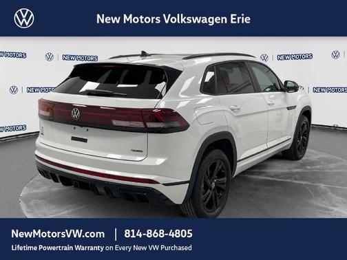 Opal White Pearl 2026 Volkswagen Atlas Cross Sport SEL R-Line Black