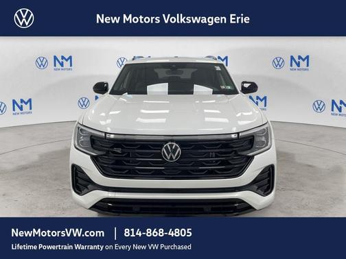 Opal White Pearl 2026 Volkswagen Atlas Cross Sport 2.0T SEL R-Line Black