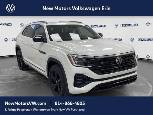 Opal White Pearl 2026 Volkswagen Atlas Cross Sport SEL R-Line Black