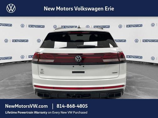 Opal White Pearl 2026 Volkswagen Atlas Cross Sport 2.0T SEL R-Line Black