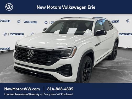Opal White Pearl 2026 Volkswagen Atlas Cross Sport SEL R-Line Black