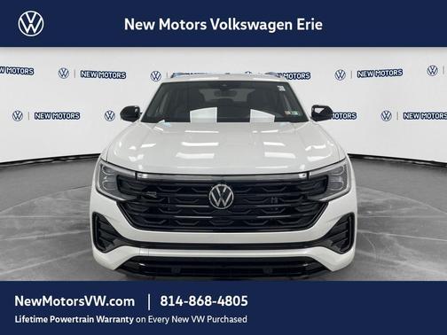 Opal White Pearl 2026 Volkswagen Atlas Cross Sport 2.0T SEL R-Line Black