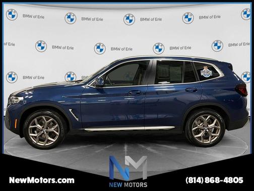Blue Metallic 2022 BMW X3 xDrive30i