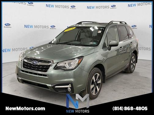 Jasmine Green Metallic 2018 Subaru Forester 2.5i Limited
