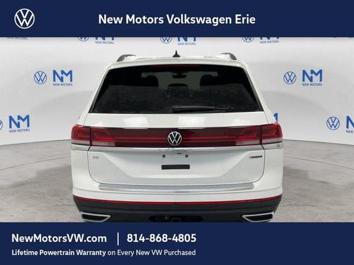 Opal White Pearl 2026 Volkswagen Atlas 2.0T SE W/TECHNOLOGY