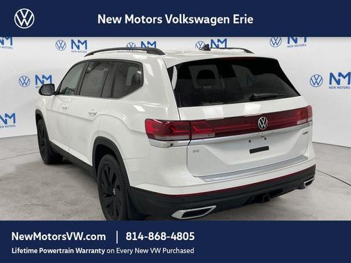 Opal White Pearl 2026 Volkswagen Atlas 2.0T SE W/TECHNOLOGY