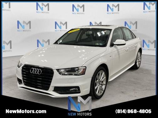 Ibis White 2016 Audi A4 2.0T Premium