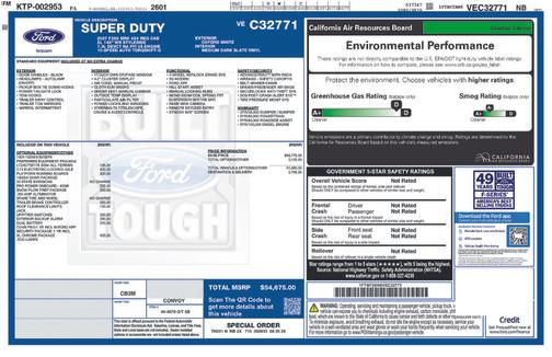 Oxford White 2027 Ford F-250 XL
