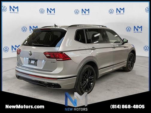 Pyrite Silver Metallic 2022 Volkswagen Tiguan 2.0T SE R-Line Black
