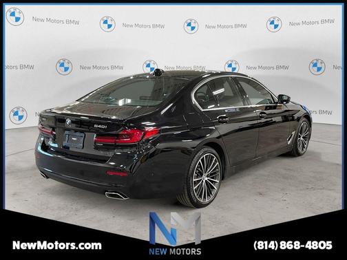 Jet Black 2023 BMW 540 i xDrive