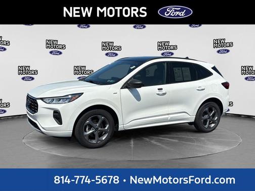 White Metallic 2023 Ford Escape ST-Line