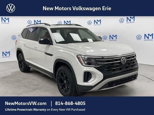 Opal White Pearl 2026 Volkswagen Atlas 2.0T Peak Edition