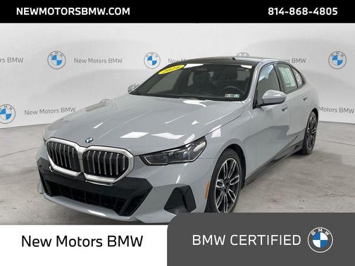 Gray Metallic 2024 BMW 540 i xDrive