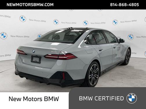 Gray Metallic 2024 BMW 540 i xDrive