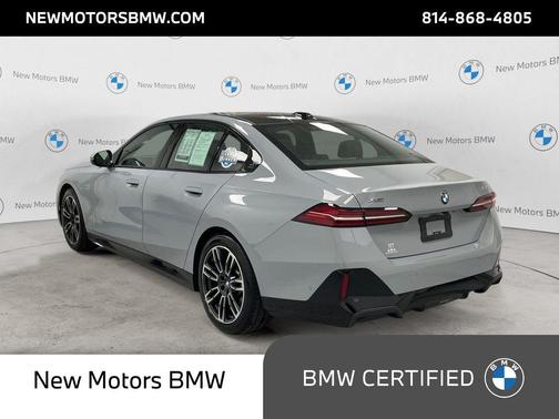 Gray Metallic 2024 BMW 540 i xDrive
