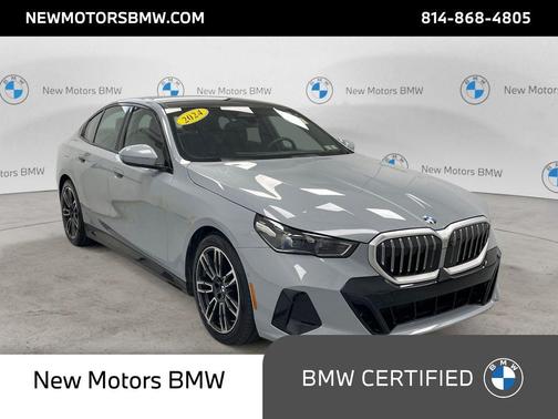 Gray Metallic 2024 BMW 540 i xDrive