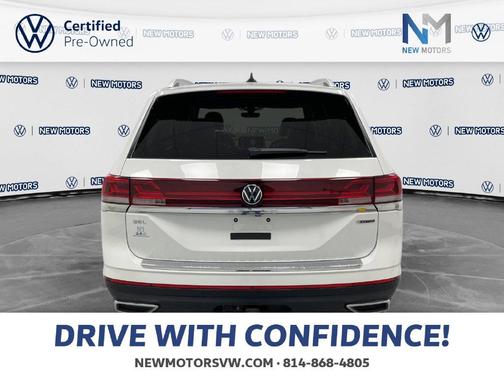 Opal White 2024 Volkswagen Atlas 2.0T SEL 4MOTION