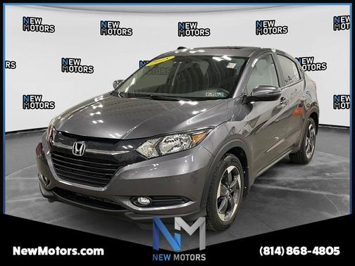 Gray 2018 Honda HR-V EX