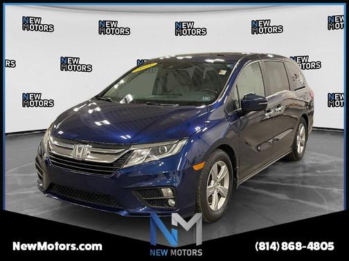 Blue 2018 Honda Odyssey EX-L