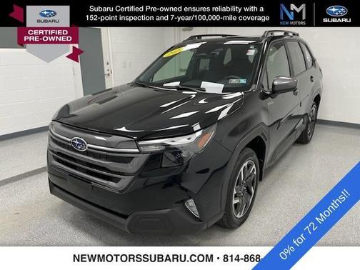 Crystal Black Silica 2025 Subaru Forester Hybrid