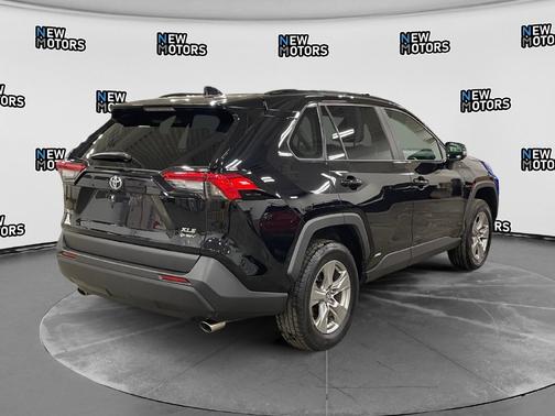 Midnight Black Metallic 2025 Toyota RAV4 Hybrid XLE