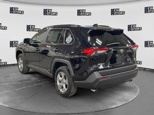 Midnight Black Metallic 2025 Toyota RAV4 Hybrid XLE