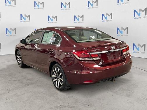 Red 2015 Honda Civic EX-L