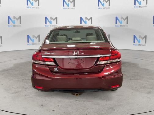 Red 2015 Honda Civic EX-L
