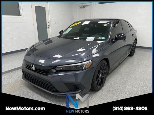 Gray 2022 Honda Civic Sport