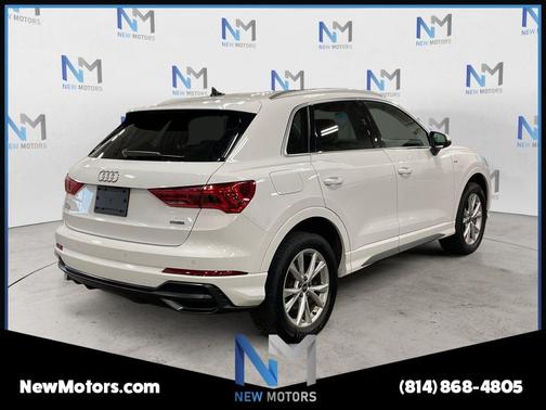 Ibis White 2022 Audi Q3 45 S line Premium