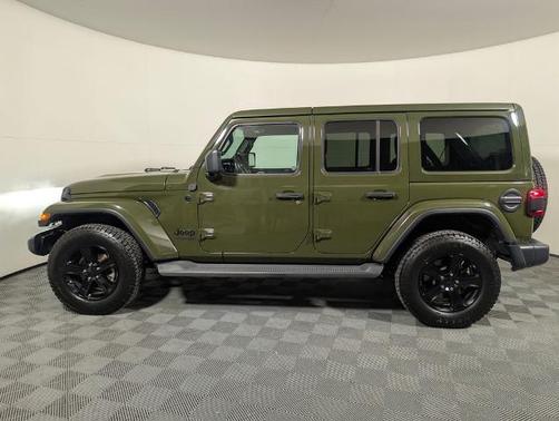 Sarge Green Clearcoat 2021 Jeep Wrangler Unlimited SAHARA