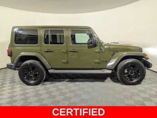 Sarge Green Clearcoat 2021 Jeep Wrangler Unlimited SAHARA
