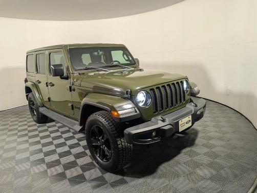 Sarge Green Clearcoat 2021 Jeep Wrangler Unlimited SAHARA