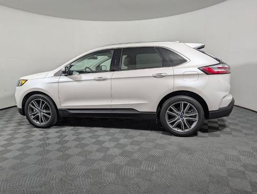 WHITE PLATINUM MET TRI-COAT 2019 Ford Edge TITANIUM