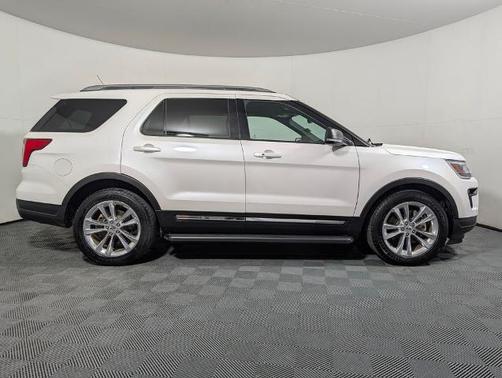 WHITE PLATINUM MET TRI-COAT 2019 Ford Explorer XLT
