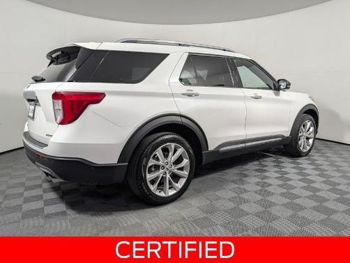 STAR WHITE MET TRI-COAT 2023 Ford Explorer PLATINUM