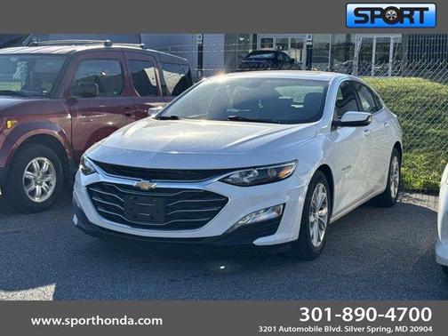 Summit White 2019 Chevrolet Malibu LT